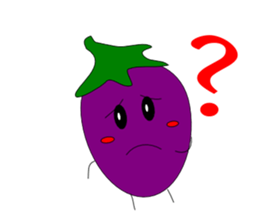 Fairy Venus of eggplant sticker #2345673