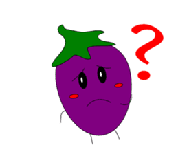 Fairy Venus of eggplant sticker #2345673