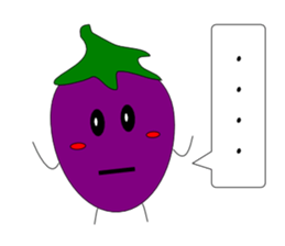 Fairy Venus of eggplant sticker #2345679