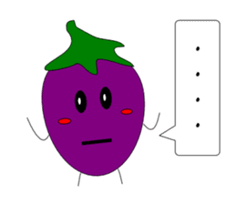 Fairy Venus of eggplant sticker #2345679