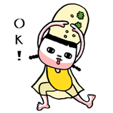 The fairy of a mountain sticker #2345920