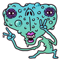 Strange people 40 sticker #2346486