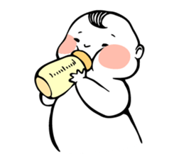 Baby & Little Pig sticker #2346617