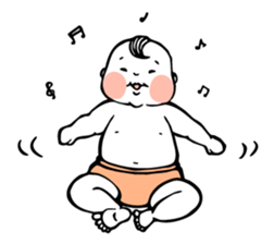 Baby & Little Pig sticker #2346620