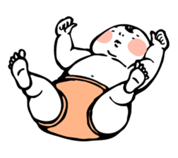 Baby & Little Pig sticker #2346623