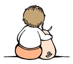 Baby & Little Pig sticker #2346625