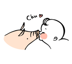 Baby & Little Pig sticker #2346627