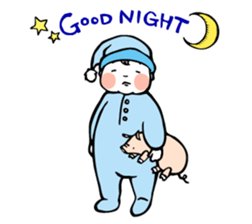 Baby & Little Pig sticker #2346637