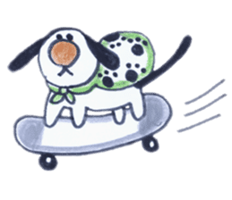 Good dog dodging sticker #2347123