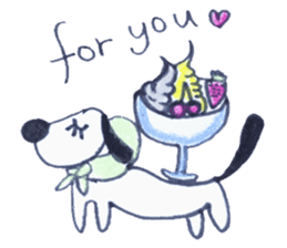 Good dog dodging sticker #2347135