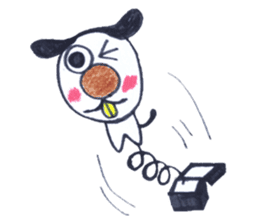 Good dog dodging sticker #2347151