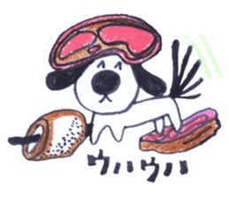 Good dog dodging sticker #2347152