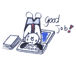 Good dog dodging sticker #2347153