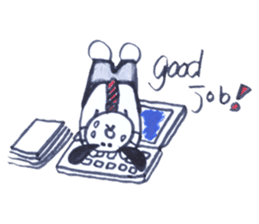 Good dog dodging sticker #2347153