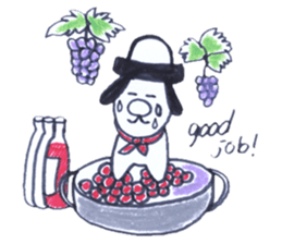 Good dog dodging sticker #2347154