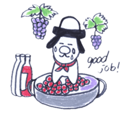 Good dog dodging sticker #2347154