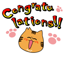 GO! GO! MAEDA cat!! sticker #2347618