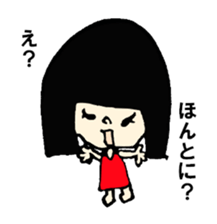 Girl's every day her name is Paruko. sticker #2347762