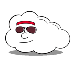 Hippie Cloud sticker #2348280