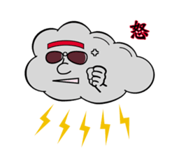 Hippie Cloud sticker #2348294