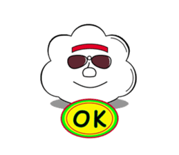Hippie Cloud sticker #2348296