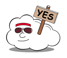 Hippie Cloud sticker #2348297