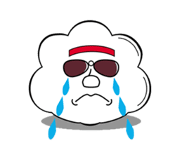 Hippie Cloud sticker #2348299