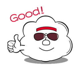 Hippie Cloud sticker #2348300