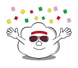 Hippie Cloud sticker #2348305