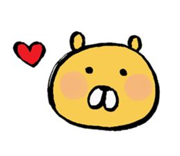 Feelings of bear sticker sticker #2348400