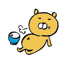 Feelings of bear sticker sticker #2348416