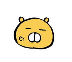 Feelings of bear sticker sticker #2348434