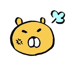 Feelings of bear sticker sticker #2348435