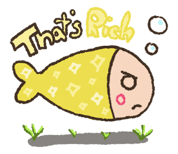 Rainbow Fish sticker #2348690