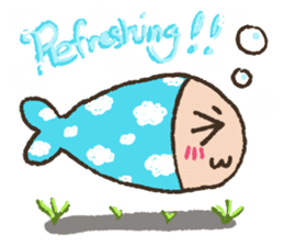 Rainbow Fish sticker #2348699