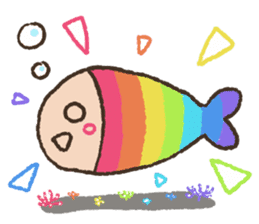 Rainbow Fish sticker #2348718