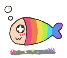 Rainbow Fish sticker #2348719