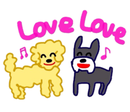 life with dogs sticker #2349059