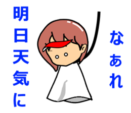 Playful golf lady sticker #2349132