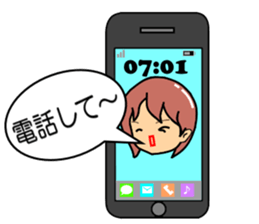 Playful golf lady sticker #2349157