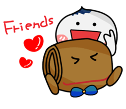 Coin-Buns and his friend. sticker #2349303
