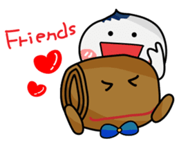 Coin-Buns and his friend. sticker #2349303