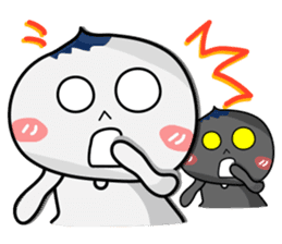 Coin-Buns and his friend. sticker #2349307