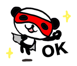 Pandaman by peco sticker #2349401