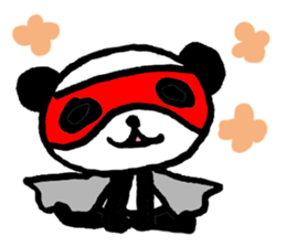 Pandaman by peco sticker #2349404