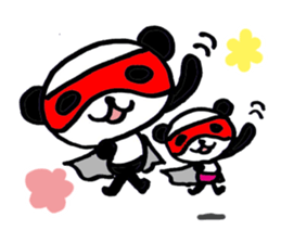 Pandaman by peco sticker #2349405