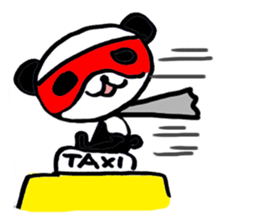 Pandaman by peco sticker #2349410