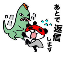 Pandaman by peco sticker #2349415