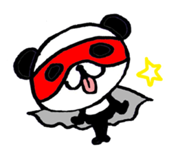 Pandaman by peco sticker #2349416