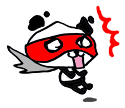 Pandaman by peco sticker #2349420